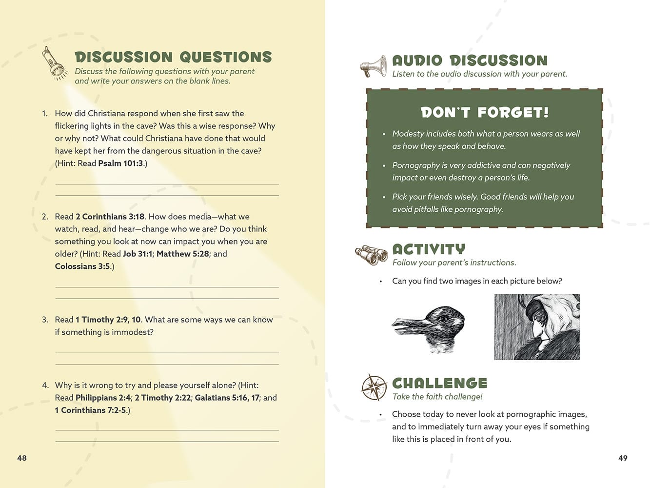 My Path to Purity Girls' Trail Guide Sample 3