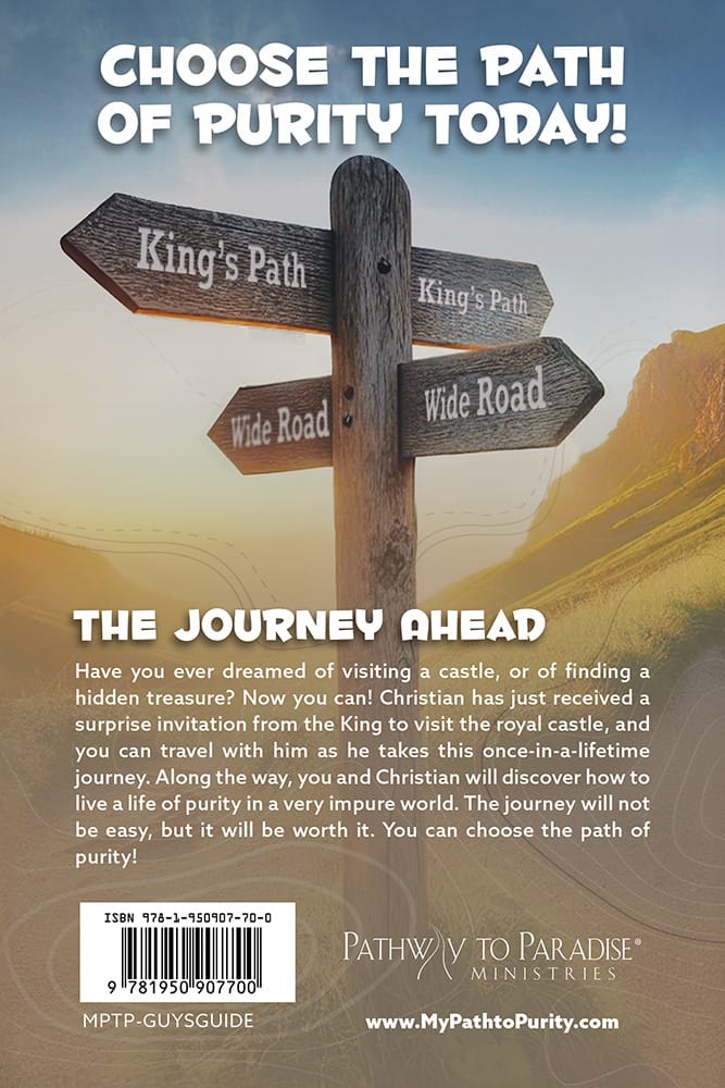 My Path to Purity Guys' Trail Guide Back Cover