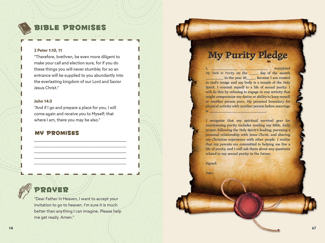 My Path to Purity Guys' Trail Guide Sample 3