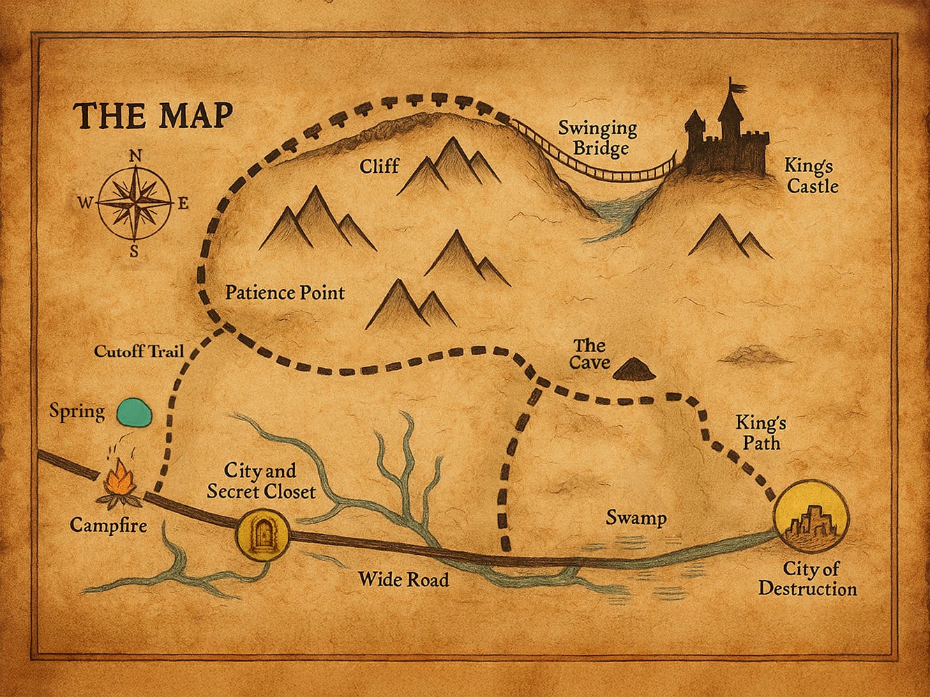 My Path to Purity Trial Guide Map
